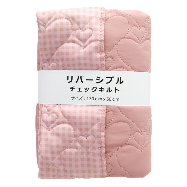 천・원단 "나일론 퀼트컷 천 약 130cm x 50cm 하트 핑크 C-HS2245-4A "