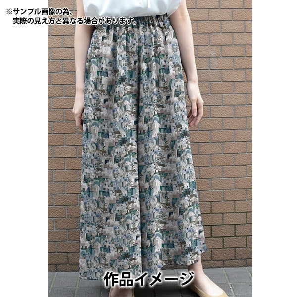 【数量5から】 生地 『リバティ・ファブリックス タナローン アーバンジャングル 363J4203-BU』 Liberty Japan リバティジャパン