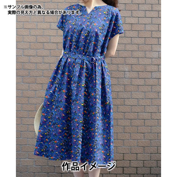 【数量5から】 生地 『リバティ・ファブリックス タナローン ホワットライズビヨンド 363J4206-BU』 Liberty Japan リバティジャパン