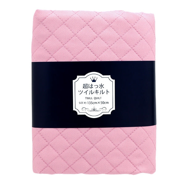 Tissu "Super SuperTissu hydrofugeCourtepointe de sergéTissu coupé Environ 135 cm x 50 cm de base rose CQPL-TWTC-BP"