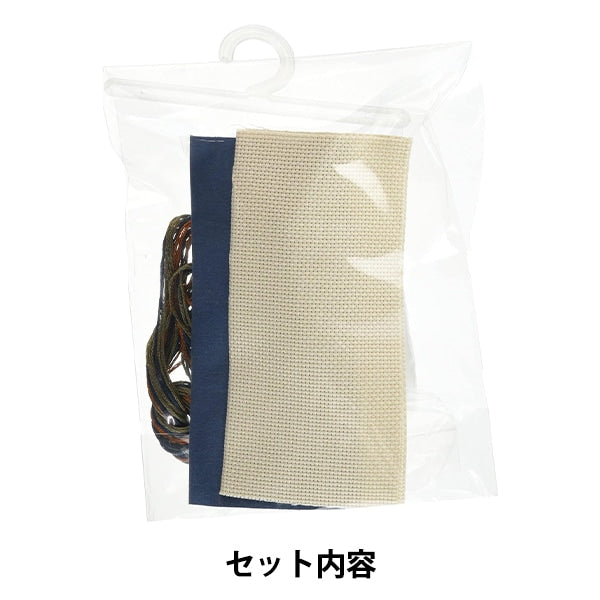 Набор для вышивки "Square Pierce® Square Pink Portion Plant Непрерывный узор № 2310" Лекен Lecien Cosmo Cosmo