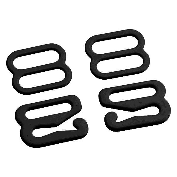 Materiale di riparazione "Parte di regolazione del cinturino spalla set nero 26009" Clover