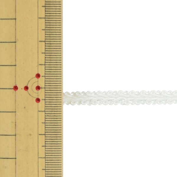 【数量5から】 手芸ブレード 『レーヨンブレード 幅約6mm 000番色 111-675』