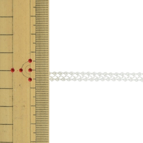 【数量5から】 手芸ブレード 『レーヨンブレード 幅約6mm 000番色 111-1245』
