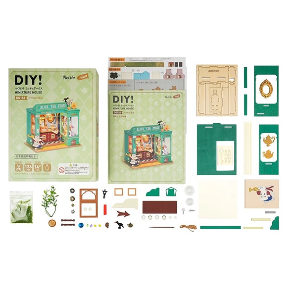 Arbeitskit "Miniaturhaus Alice Tea Shop 664571-DG156"