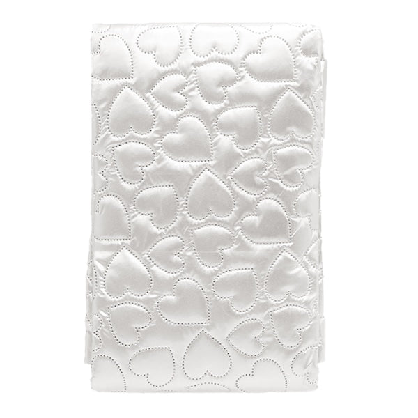 الأقمشة "لحاف الهولوغرام عشوائي القلب"قماش مقطوع حوالي 65 سم × 70 سم فضي C-HS2252-2SI"