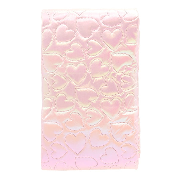 الأقمشة "لحاف الهولوغرام عشوائي القلب"قماش مقطوع 65 سم × 70 سم تقريبًا