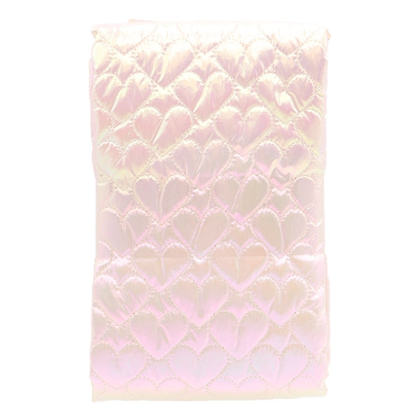 Tissu "Cichen d'hologramme du cœurTissu coupé Environ 65 cm x 70 cm rose C-HS2256-2pi"