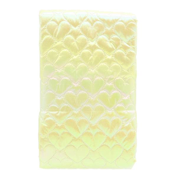 الأقمشة "لحاف الهولوغرام القلب"قماش مقطوع حوالي 65 سم × 70 سم أصفر