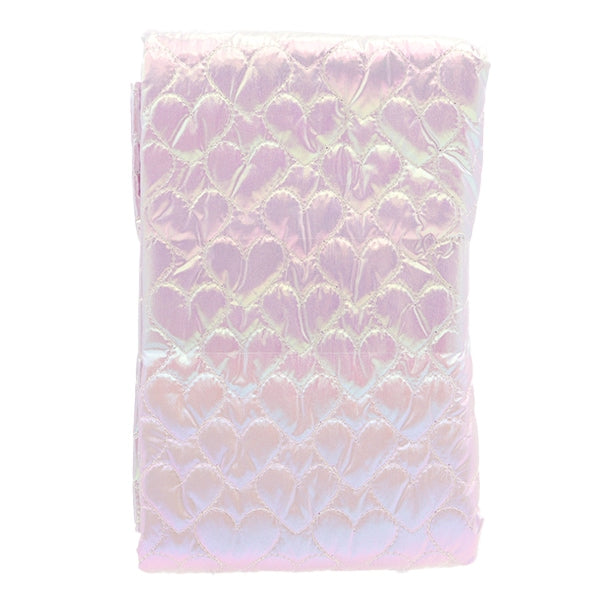 الأقمشة "لحاف الهولوغرام القلب"قماش مقطوع حوالي 65 سم × 70 سم لافندر C-HS2256-5LA''