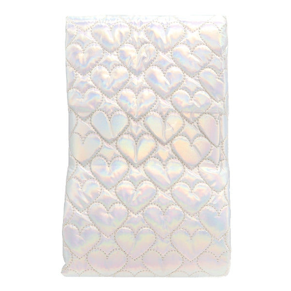 الأقمشة "لحاف الهولوغرام القلب"قماش مقطوع 65 سم × 70 سم تقريبًا