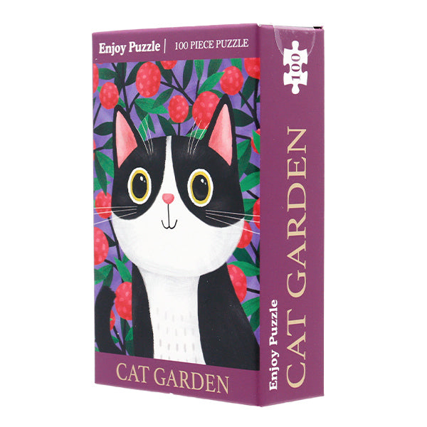 Toy "Puzzle CAT GARDEN Tuxedo cat 100 pieces 200 x 200mm"