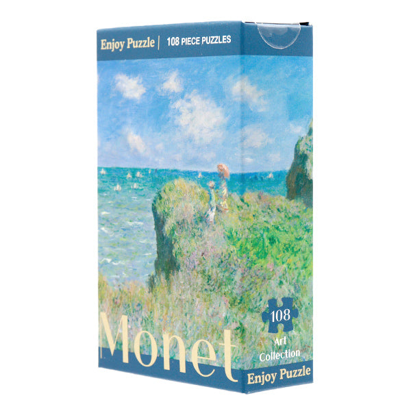 Toy "Puzzle Monet Cliff Walk a Pourville 108 Piece 165 x 220mm"