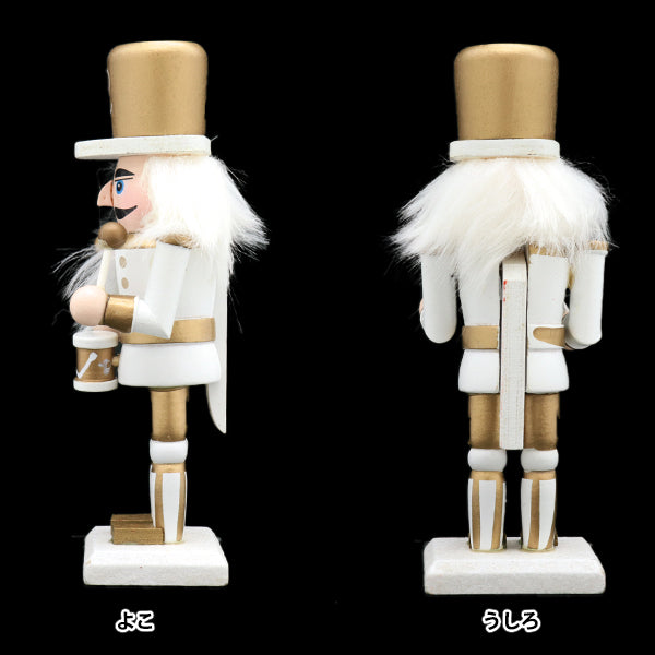 ChristmasSewing tools and accessories "Object walnut split dolls B Gold S CMG-24039G2"