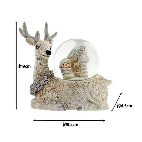 NoëlOutils et accessoires de couture «Dôme de neige S Renne C CMG25-SDS4C"