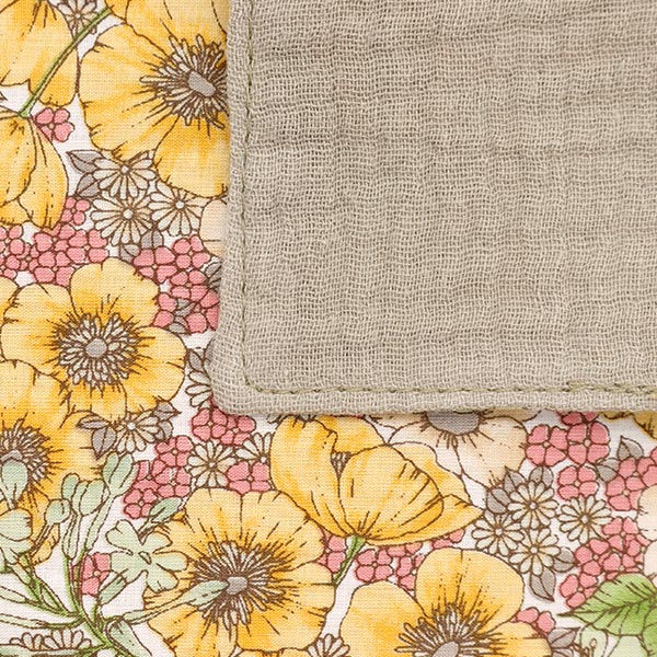 Handkerchief "Liberty Fabrics Handkerchief Towel Gauze Back H2-DC10480YE" 【Yuzawayaoriginal】