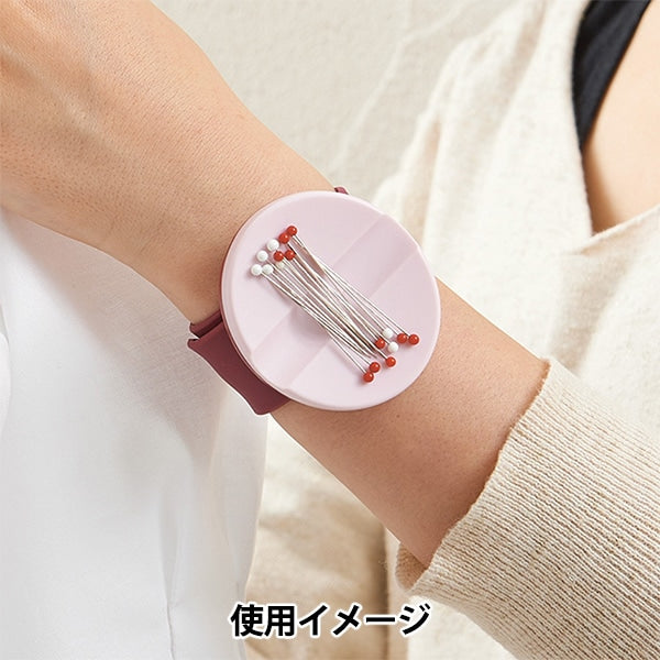 바늘산 "손목 자석 핑크 쿠션 57-704" Clover