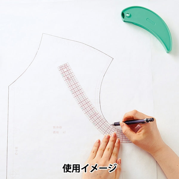 المسطرة "مسطرة منحنى صغيرة"المسطرةمرفق 25-051" Clover