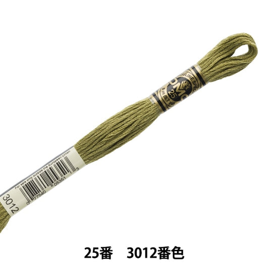 Embroidery thread "DMC No. 25 embroidery thread 3012" DMC DMSea