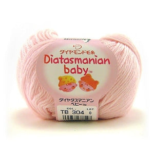 아기 털실 "Diatasmanian Baby (Diamatas Manian Baby) 302 (밝은 노란색) Bard" DIAMOND KNITTING YARN