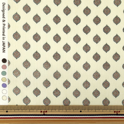 [Quantité à partir de 5] Tissu "Coton soyeux à motif fin ivoire SP6000-1B”