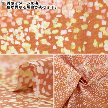 【数量5から】 生地 『ナニイロ 綿シルク Water fall C番色 EGX-11431-1C』 KOKKA コッカ