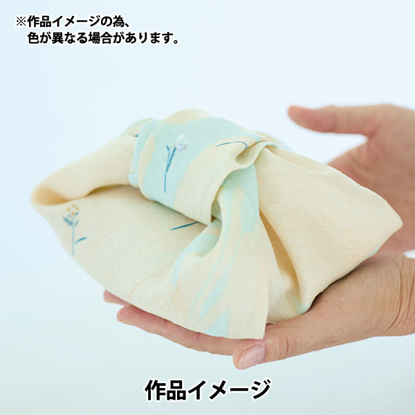 【数量5から】 生地 『ナニイロ オーガニックWガーゼ Sanga サックス EGX-11450-1B』 KOKKA コッカ