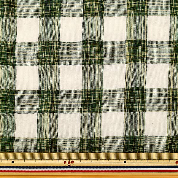 [Quantity from 5] Fabric "Trend Fabric Colorful Check Khaki TF-93PK” KIYOHARA