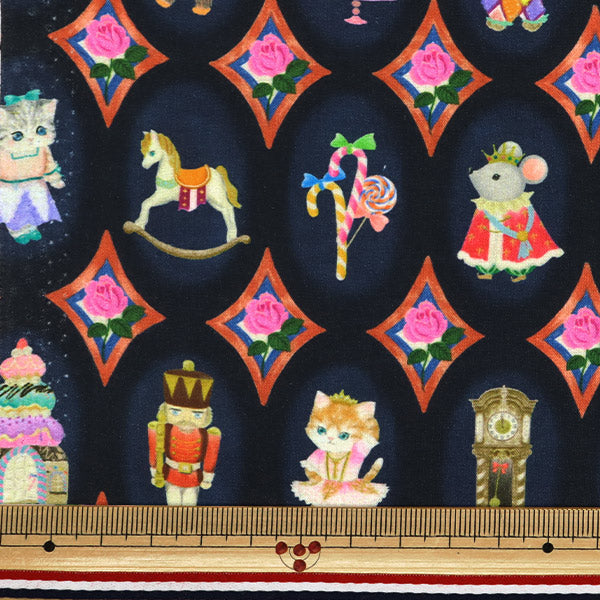 [Quantità a partire da 5] Tessuto "60 prestiti digitali stampa 22 fabric twinkle blu navy dp-4440-2c"