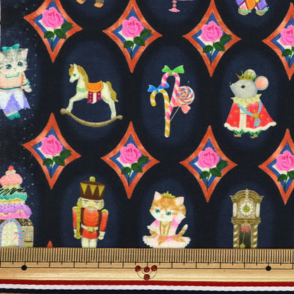 [Quantità a partire da 5] Tessuto "60 prestiti digitali stampa 22 fabric twinkle blu navy dp-4440-2c"