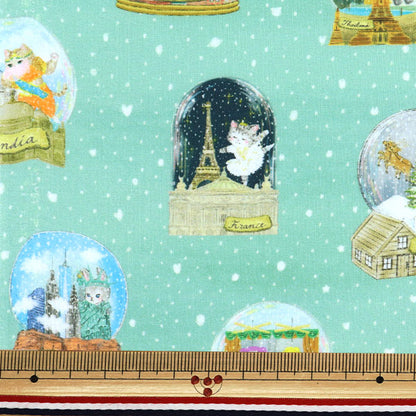 [Menge ab 5] Stoff "60 Darlehen Digitaldruck 22Fabric Memory Door Ice Green DP-4440-3A"