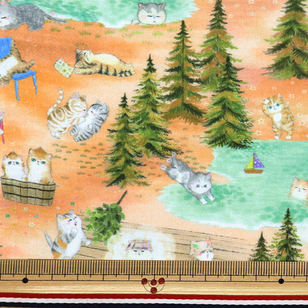 [Menge ab 5] Stoff "60 Darlehen Digitaldruck 22Fabric Sauna Flock Pink DP-4440-4B"