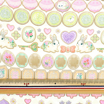[Quantity starting from 5] Fabric "22fabric Cotton 60 Loan Digital Print Icing Cookie Off DP-4440-7A"