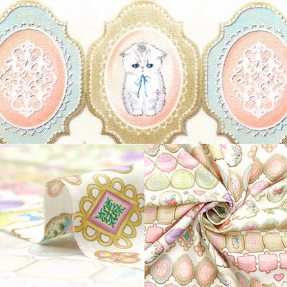 [Quantity starting from 5] Fabric "22fabric Cotton 60 Loan Digital Print Icing Cookie Off DP-4440-7A"