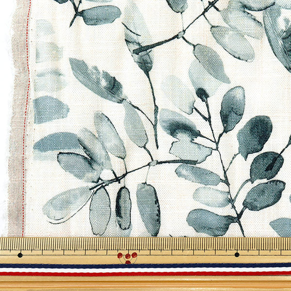 【数量5から】 生地 『とろみリネンプリント インクジェット花柄 LIRYP-INK-GY』 【ユザワヤオリジナル】