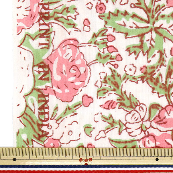 [数量从5开始] 织物 “印度沸腾印花花卉图案"