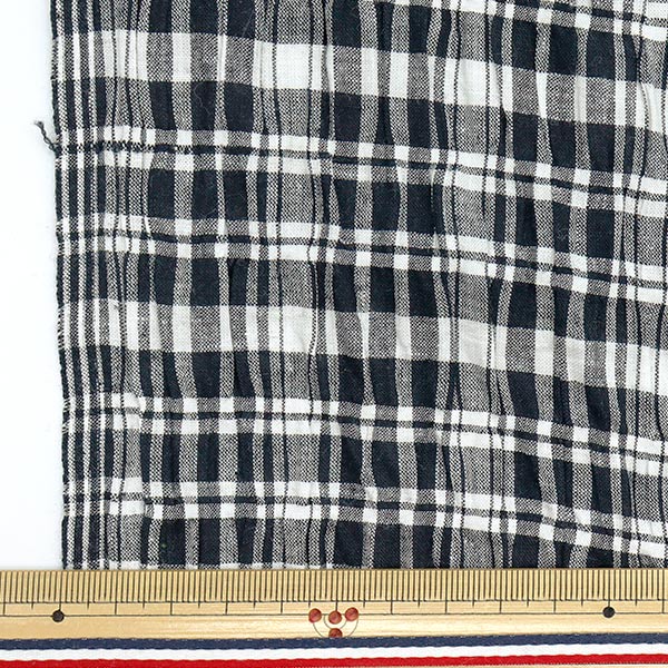 [Quantité à partir de 5] Tissu "Vérification teinte de l'année Shirring incest-02Whb"