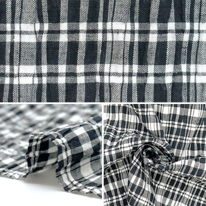 [Quantité à partir de 5] Tissu "Vérification teinte de l'année Shirring incest-02Whb"