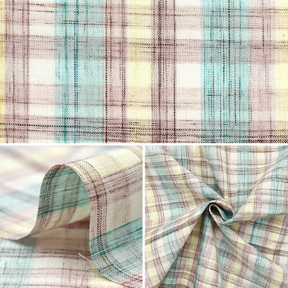 [Cantidad a partir de 5] Tela "Check inyed anhip Inchepl-03PPB"