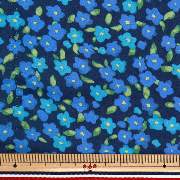 [الكمية تبدأ من 5] الأقمشة "60 Lawn Print Floral Navy 60LA25-PB-NV" 【Yuzawayaإبداعي】