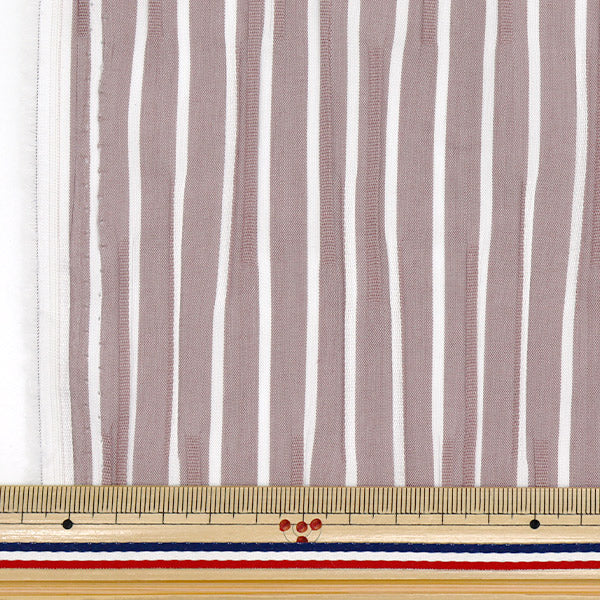 [5부터 시작하는 수량] 천・원단 "Tuck Woven Stripe Purple Tuck-St-Pu" 【Yuzawaya오리지널】