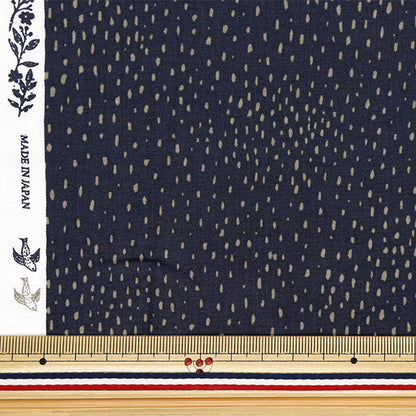 【数量5起】 織物 "60隆隆柔软手感处理宇宙圆点海蓝色60la - cd - nv"