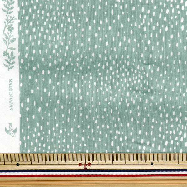 【数量5起】 織物 "60隆隆柔软手感加工宇宙圆点薄荷60LA-CD-MT"