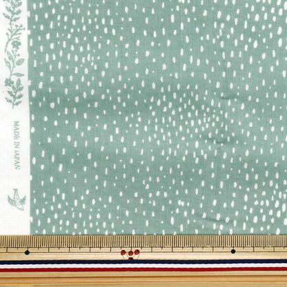 【数量5起】 織物 "60隆隆柔软手感加工宇宙圆点薄荷60LA-CD-MT"