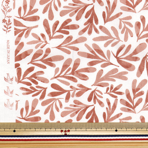 [Menge ab 5] Stoff "60 Leihweiche Textur Verarbeitung freundschaftliches Blatt Pink 60 la-fl-pk"