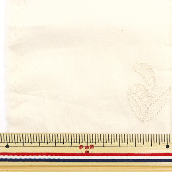 【数量5から】 生地 『ローン 刺繍ボタニカル柄 YKA-89080-1A』 KOKKA コッカ