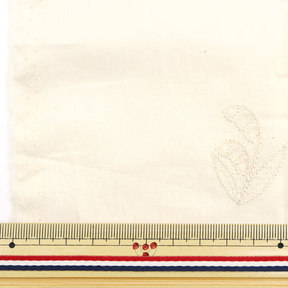 【数量5から】 生地 『ローン 刺繍ボタニカル柄 YKA-89080-1A』 KOKKA コッカ