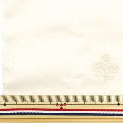 【数量5から】 生地 『ローン 刺繍リース柄 YKA-89080-2A』 KOKKA コッカ