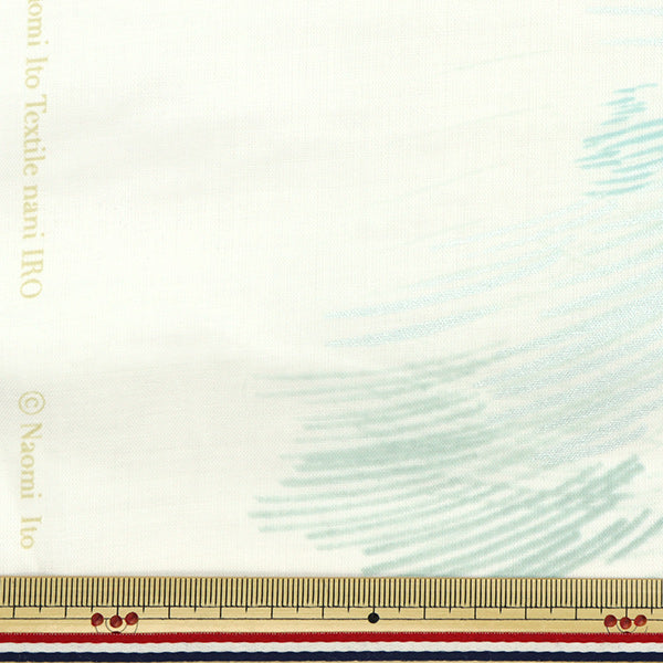 [数量从5开始] 织物 "60W纱布nani iro好标志EGX-11140-1B" KOKKA