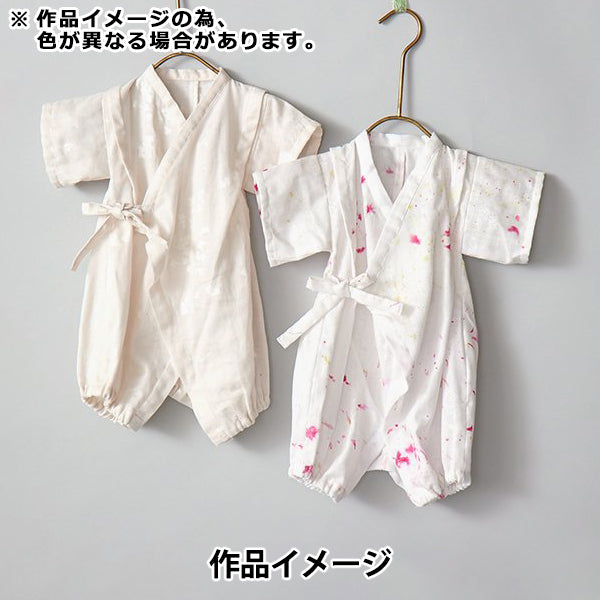 [数量从5开始] 织物 “ Naiiro” 双层纱布 花朵和熊果实EGX-11250-1D" KOKKA